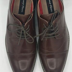 Bruno Marc Classic Brown Leather Derbys